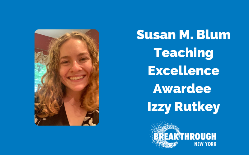 An Interview with Izzy Rutkey, Susan M. Blum Teaching Excellence Awardee